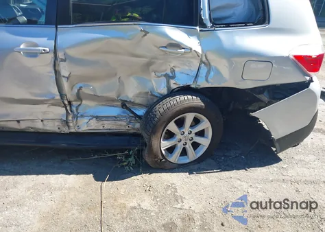 2012 Toyota Highlander Se V6 from USA, damaged, VIN 5TDBK3EH5CS164347